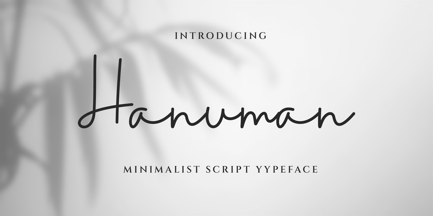 Hanumаn Font preview