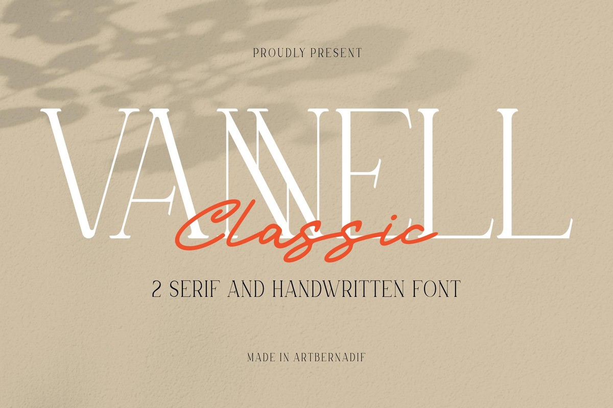 Vannell Classic Font preview