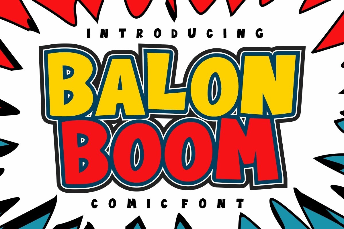 Balon Boom Regular Font preview