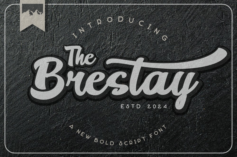 Brestay Font preview