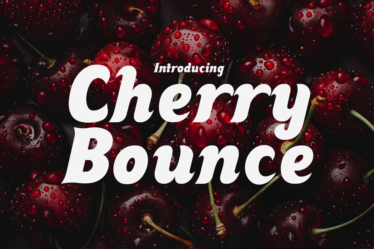 Cherry Bounce Regular Font preview