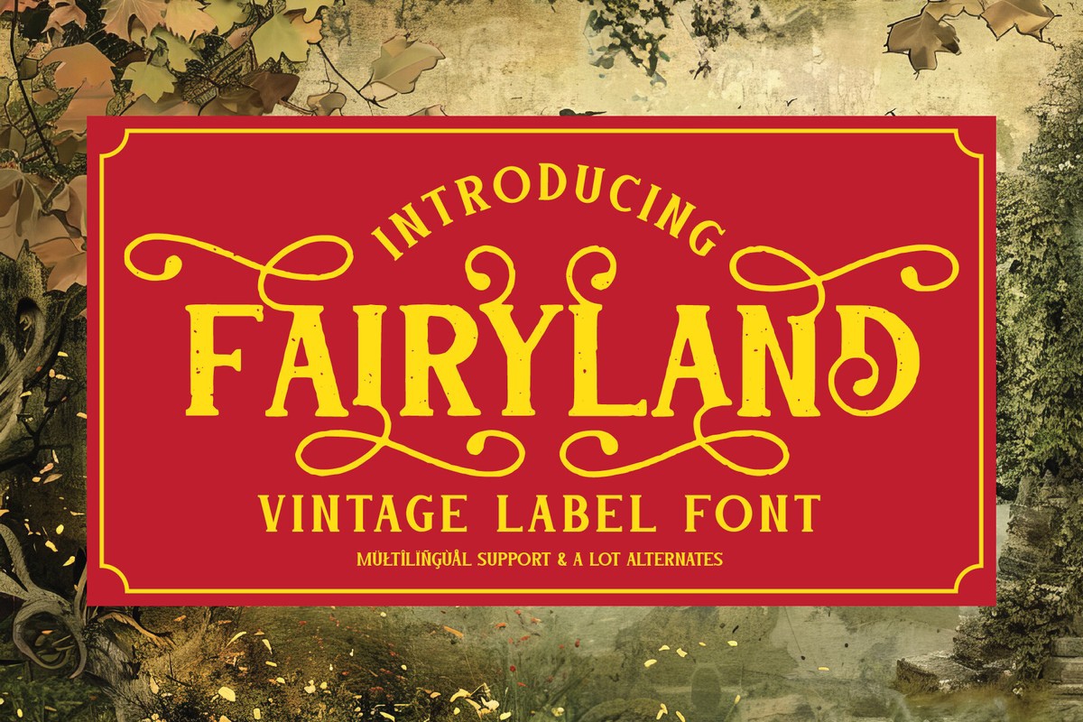 Fairyland Regular Font preview