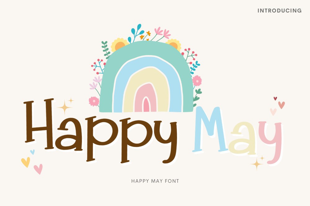 Happy May Regular Font preview