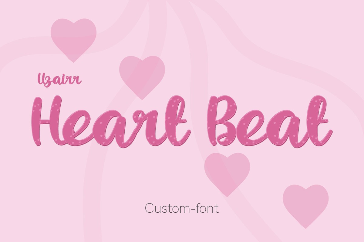 Heartbeat Regular Font preview