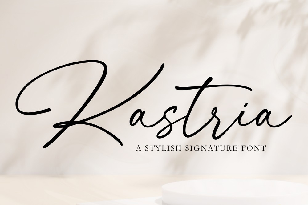 Kastria Font preview