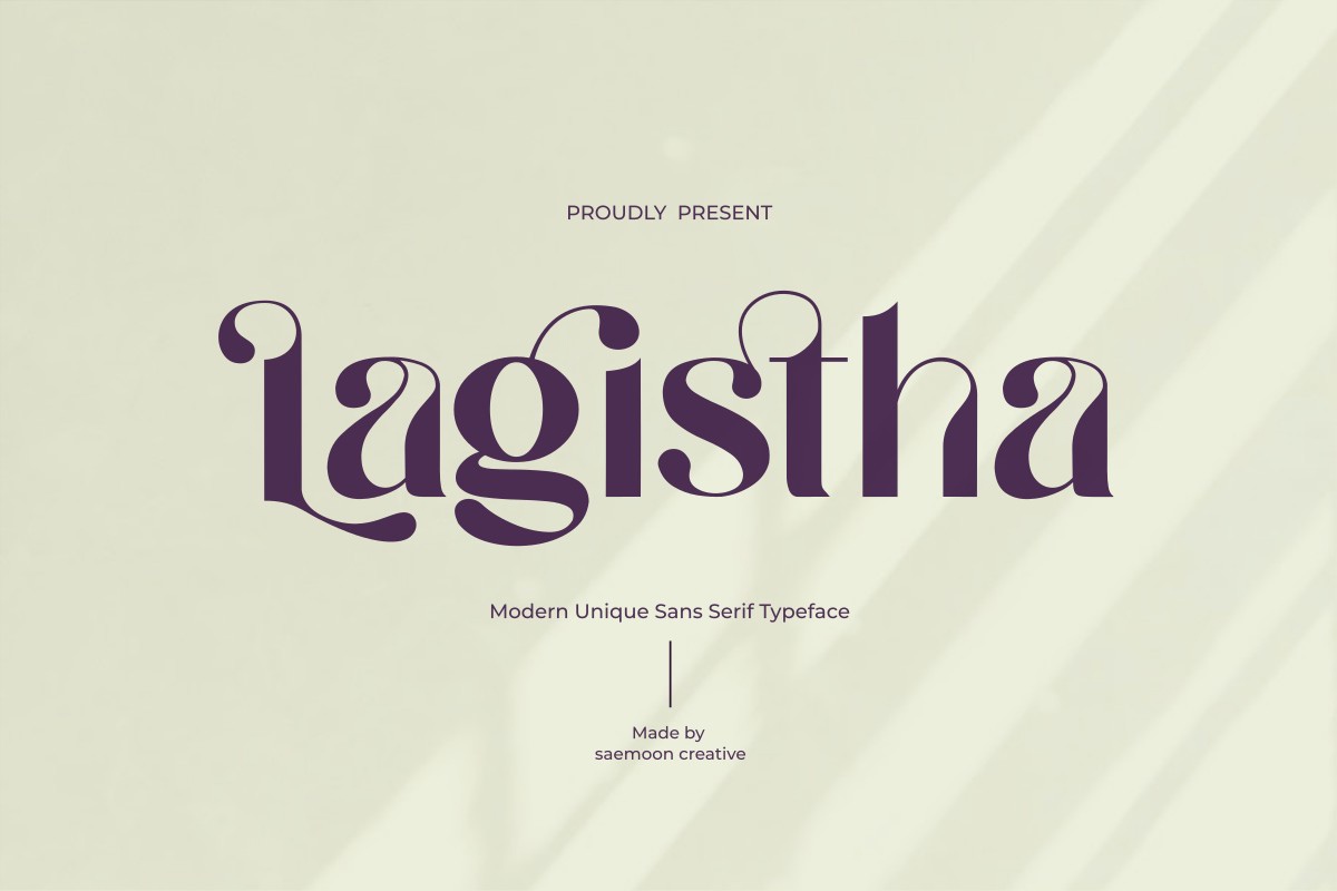 Lagistha Regular Font preview