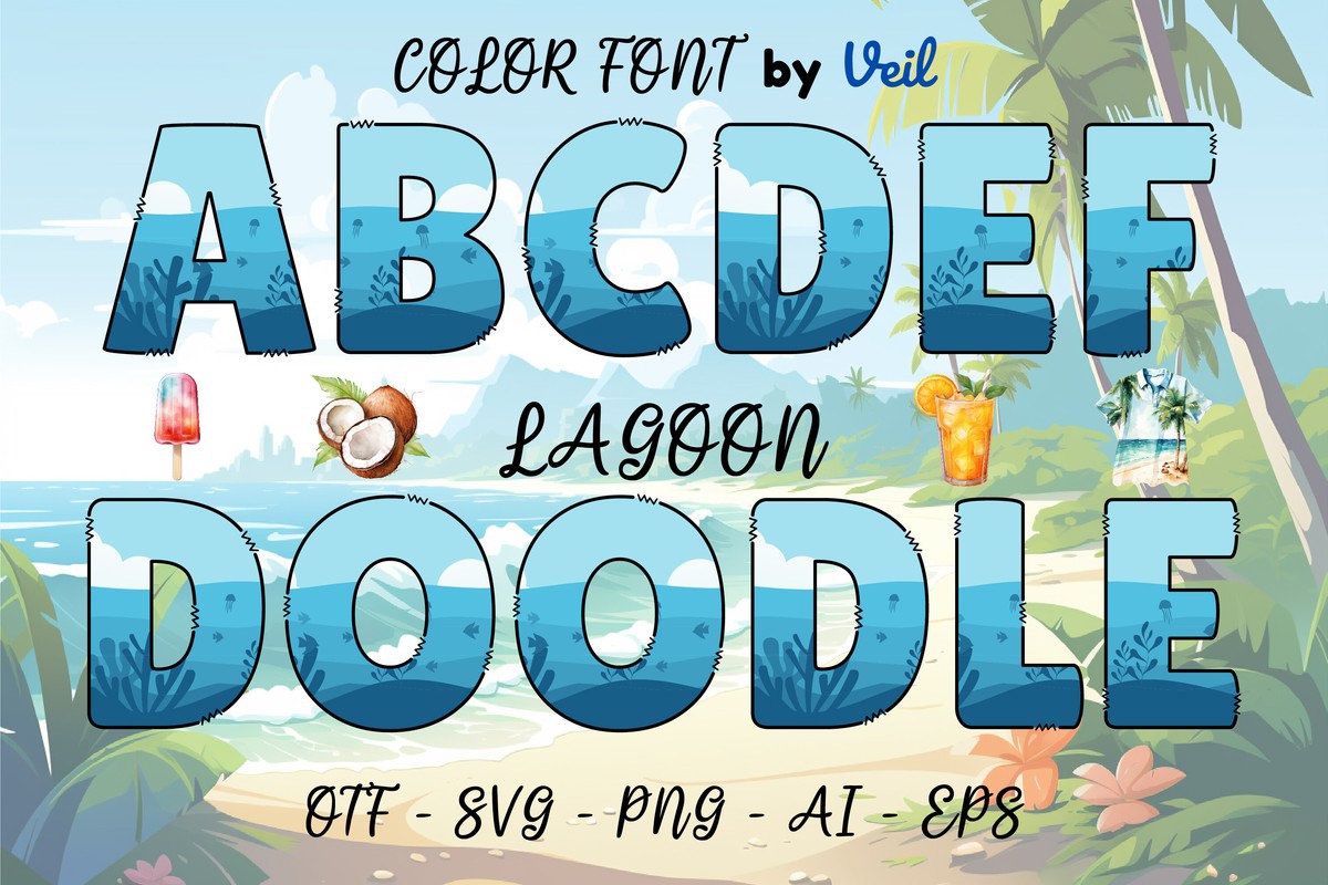 Lagoon Font preview