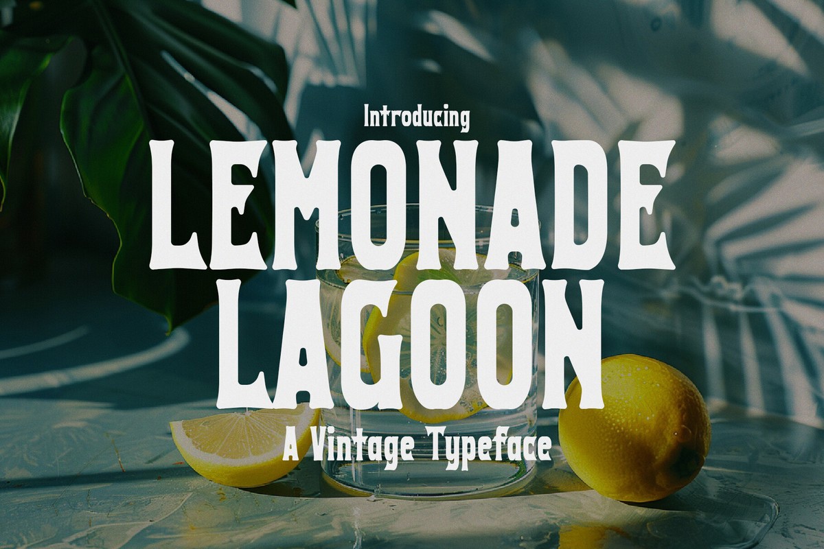 Lemonade Lagoon Font preview