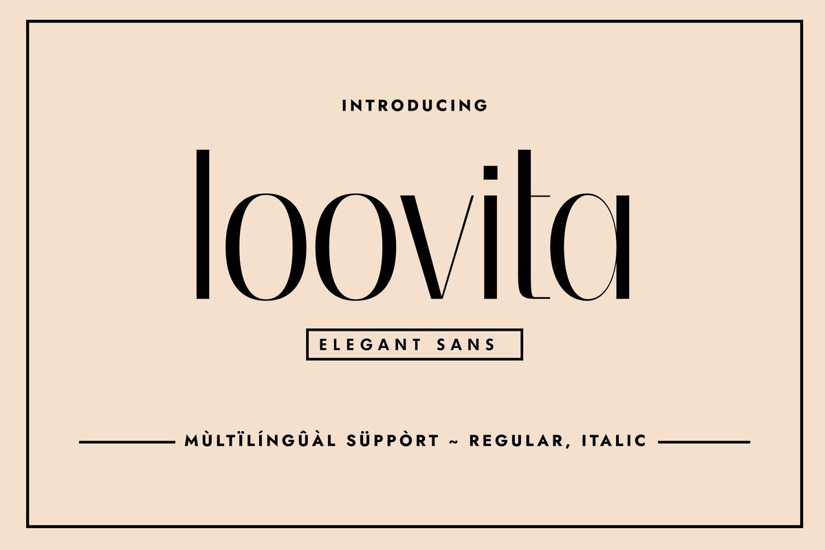 Loovita Font preview