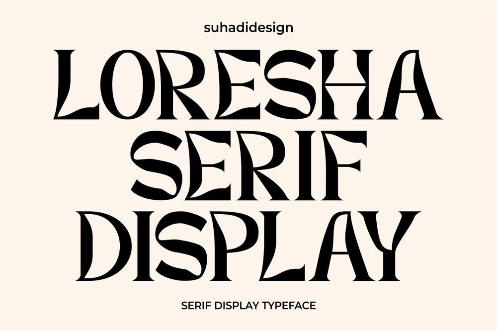 Loresha Serif Display Font preview