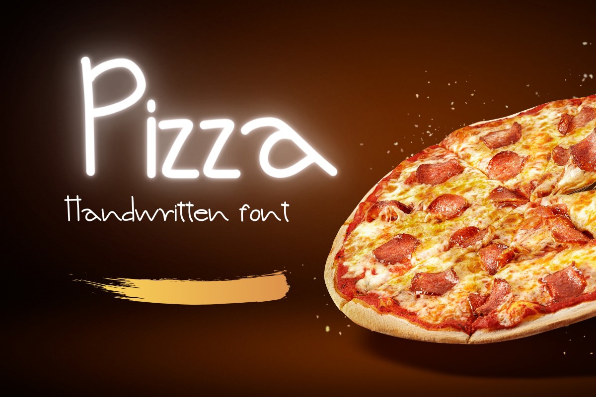 Pizza Font preview