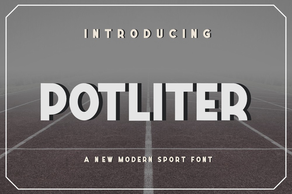 Potliter Regular Font preview