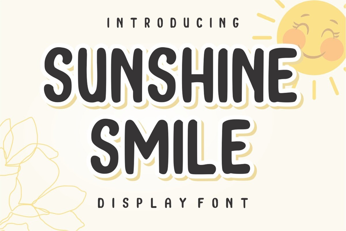 Sunshine Smile Regular Font preview