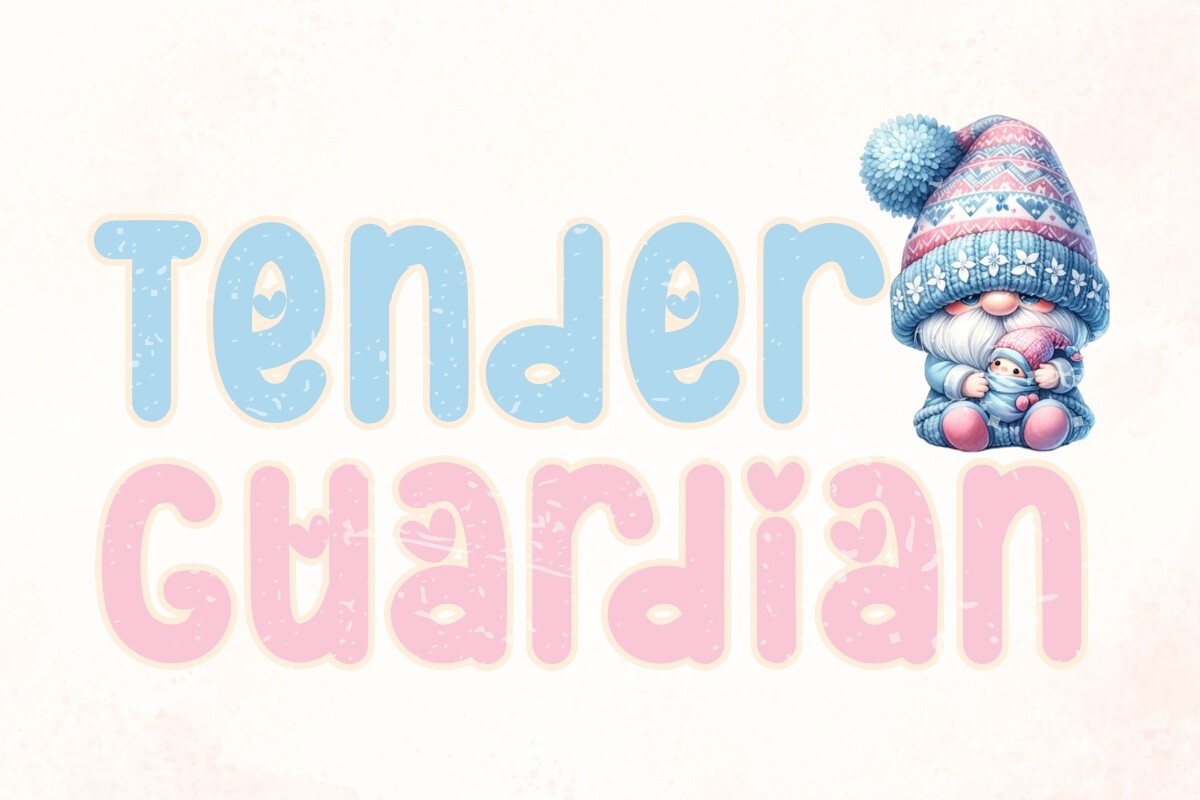 Tender Guardian Regular Font preview