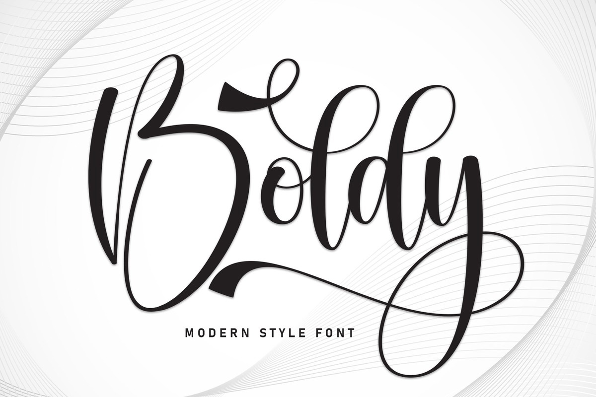 Boldy Regular Font preview