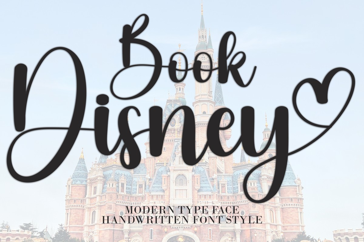 Book Disney Font preview