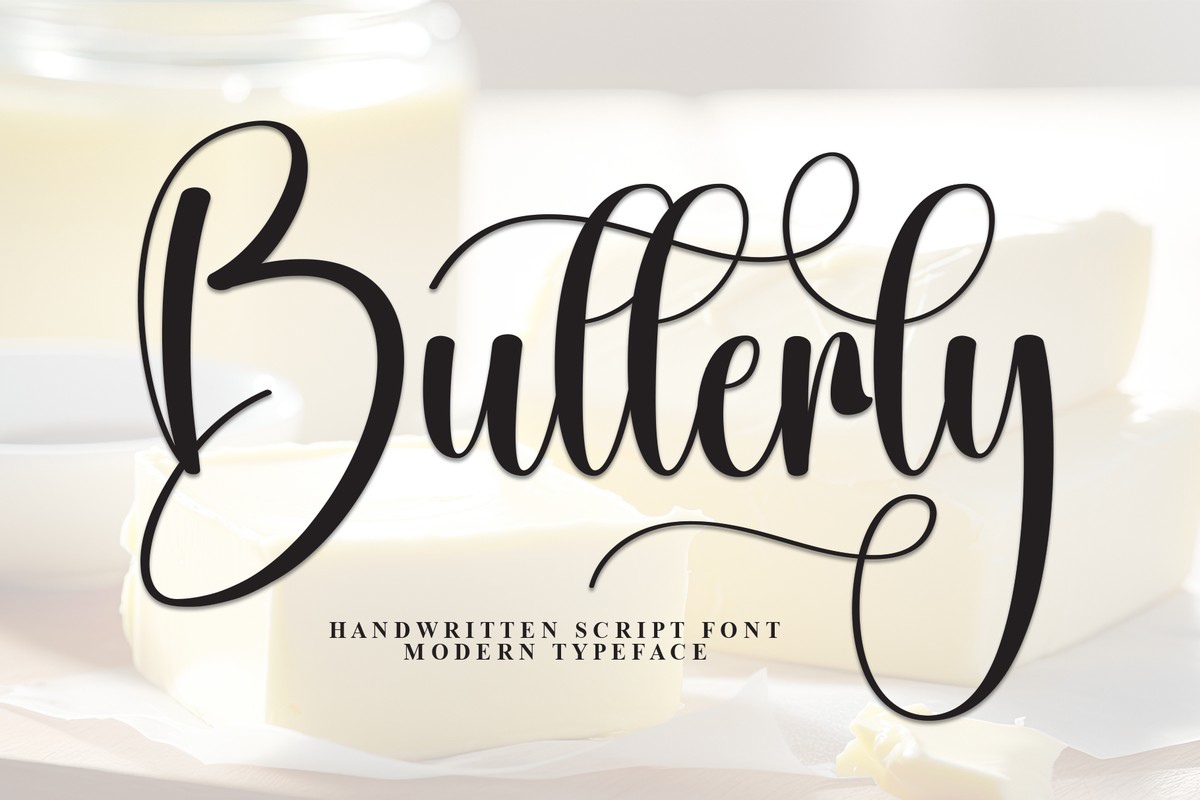 Butterly Font preview