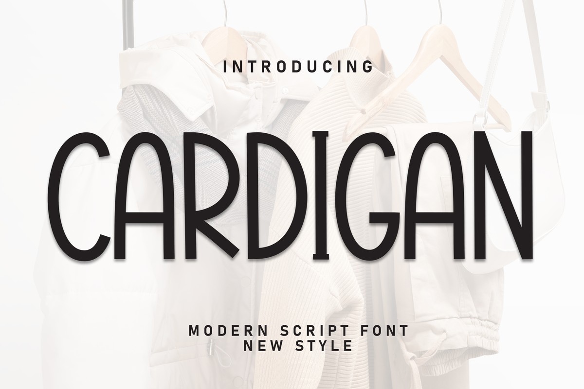 Cardigan Font preview