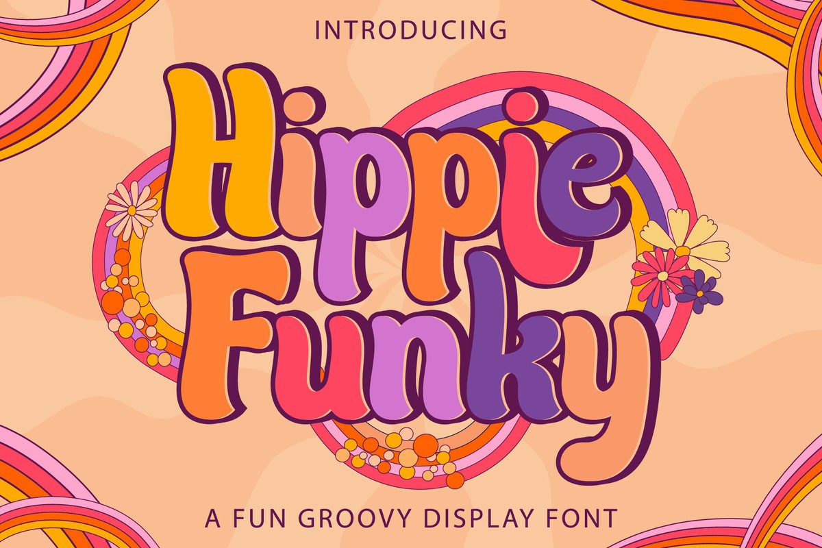 Hippie Funky Regular Font preview