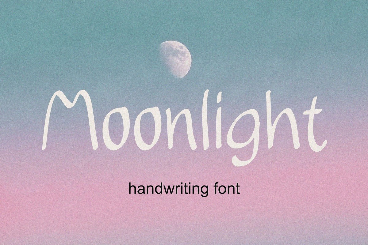 Moonlight Font preview