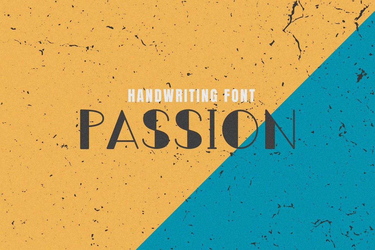 Passion Font preview