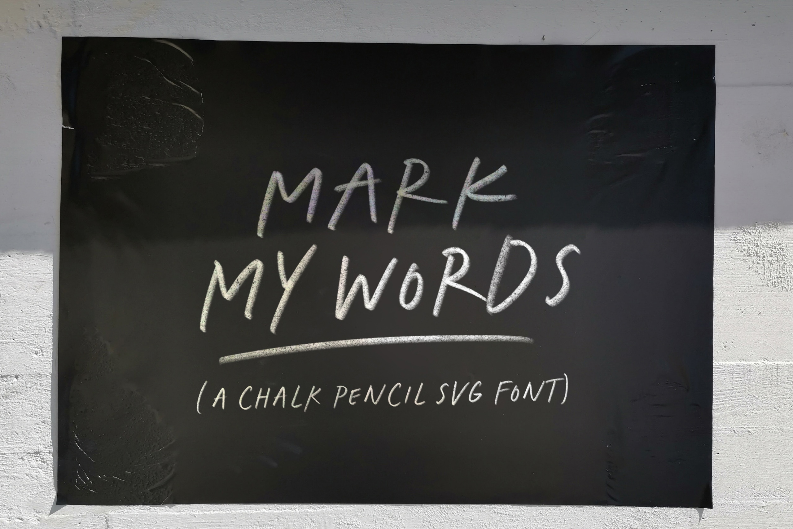 Mark My Words Regular Font preview