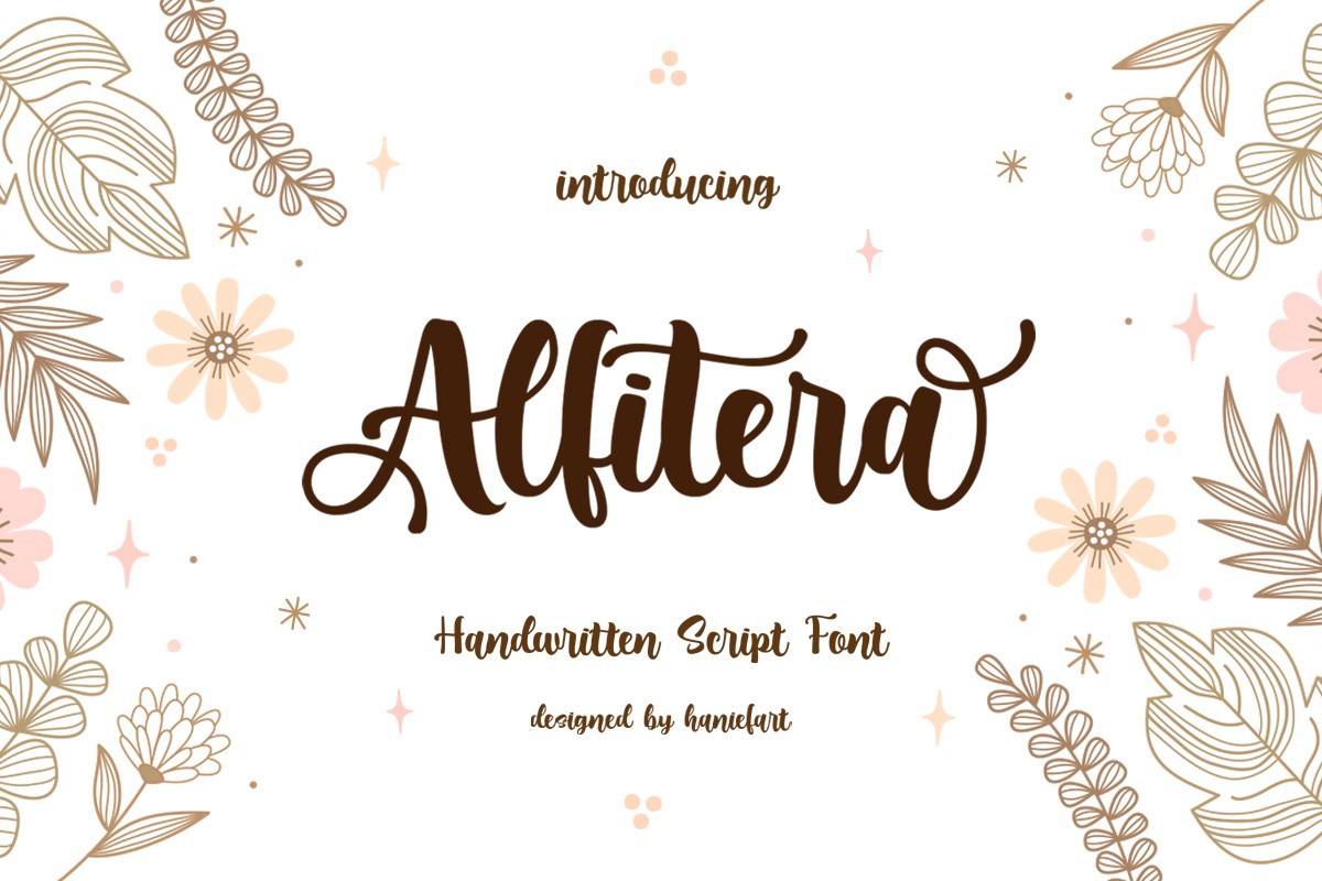 Alfitera Font preview