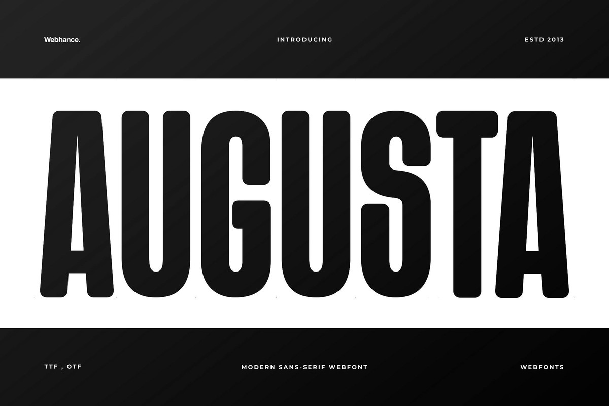 Augusta Font preview