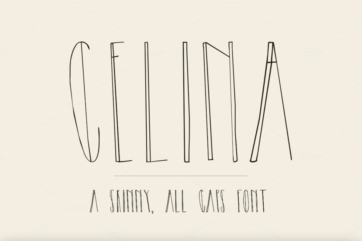 Celina Regular Font preview