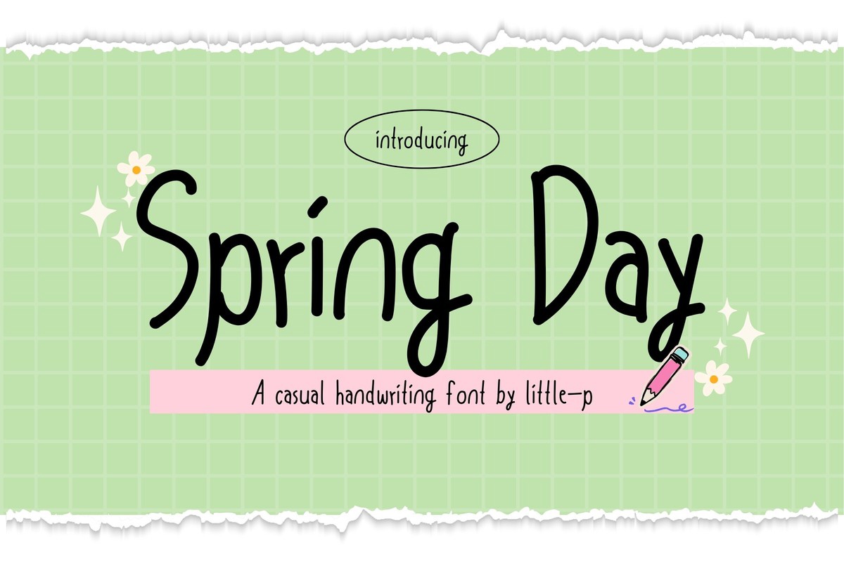 Spring Day Regular Font preview