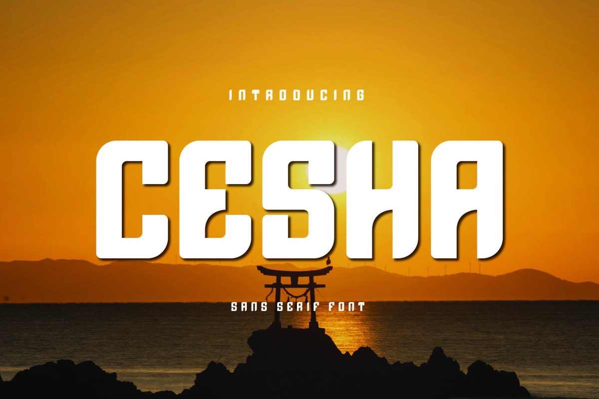 Cesha Font preview