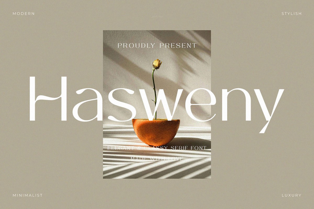 Hasweny Font preview