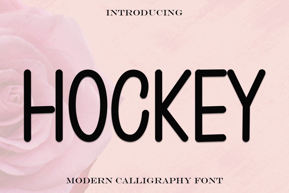 Hockey Font preview