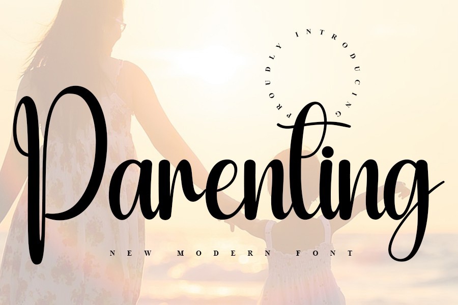 Parenting Regular Font preview