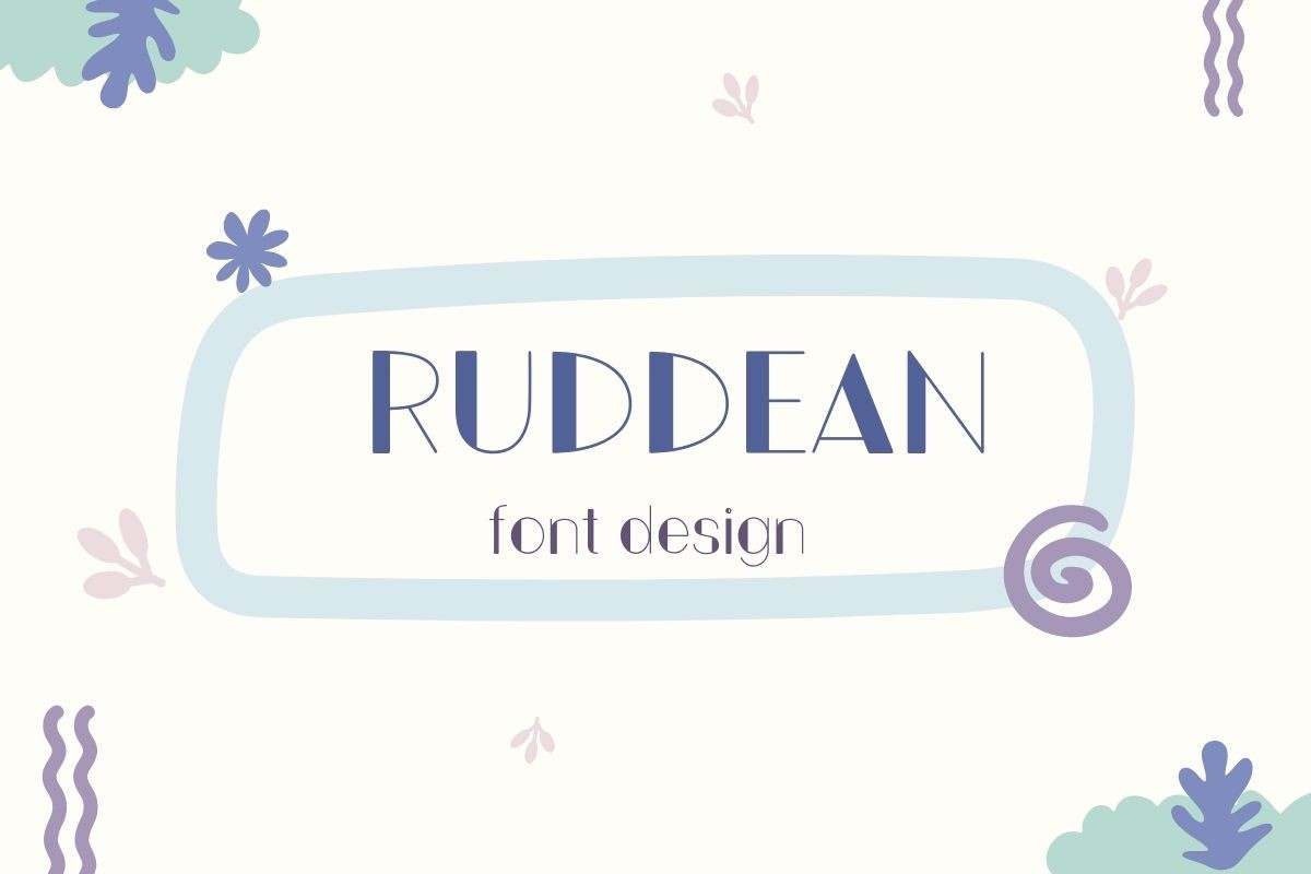 Ruddean Regular Font preview