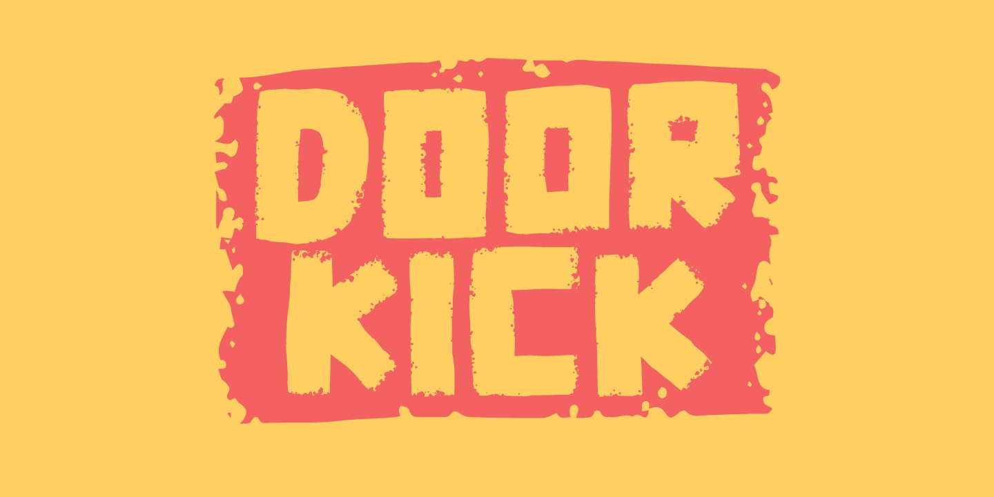 Doorkick Font preview