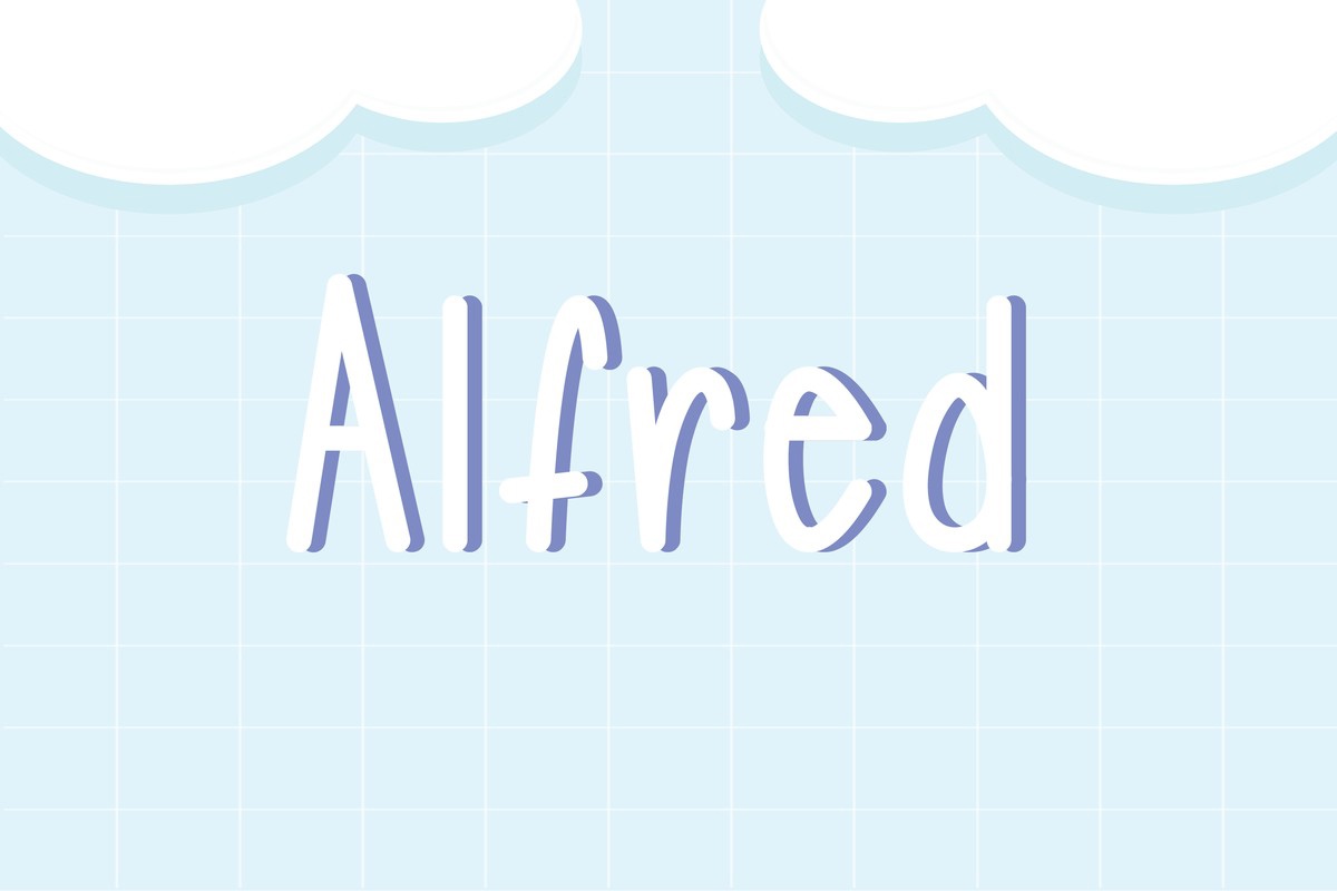 Alfred Regular Font preview