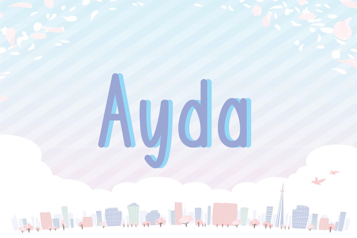 Ayda Regular Font preview