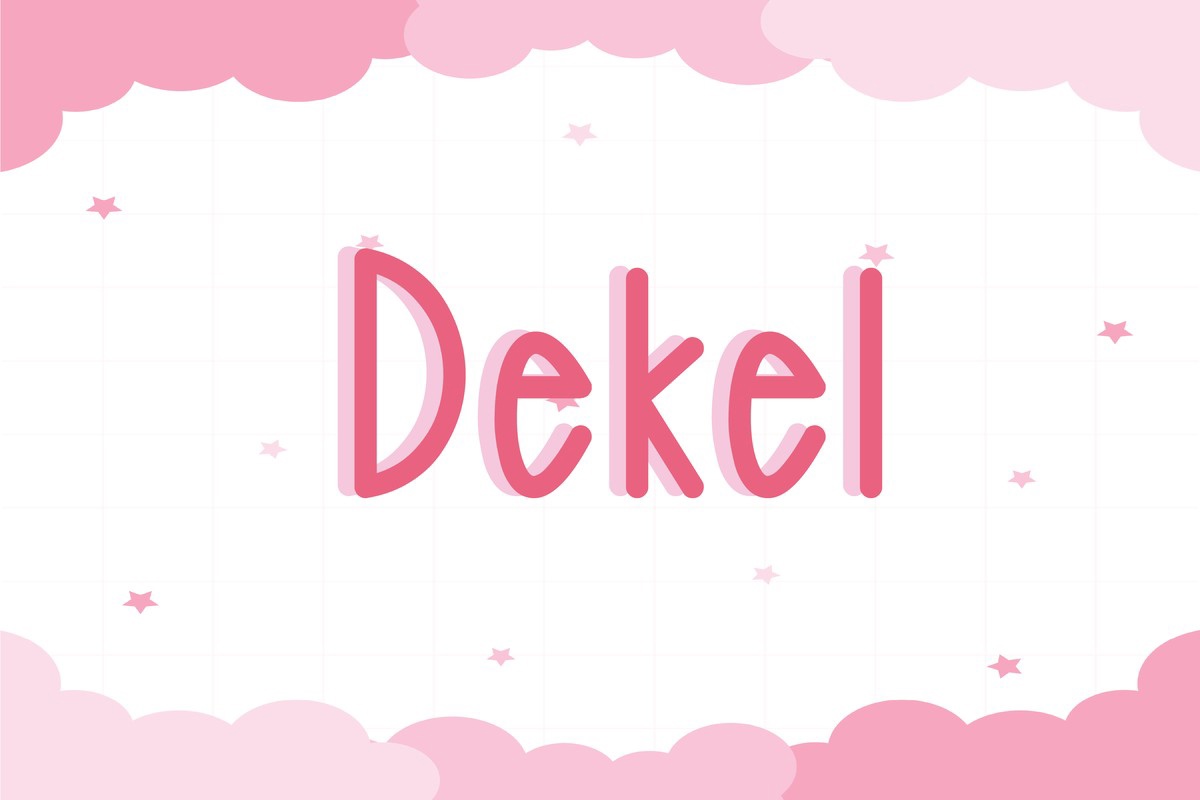 Dekel Regular Font preview