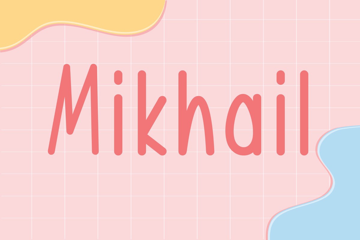 Mikhail Regular Font preview