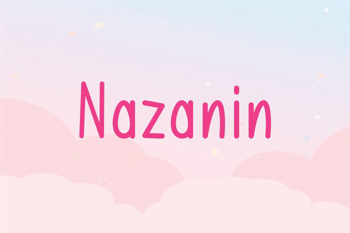 Nazanin Font preview