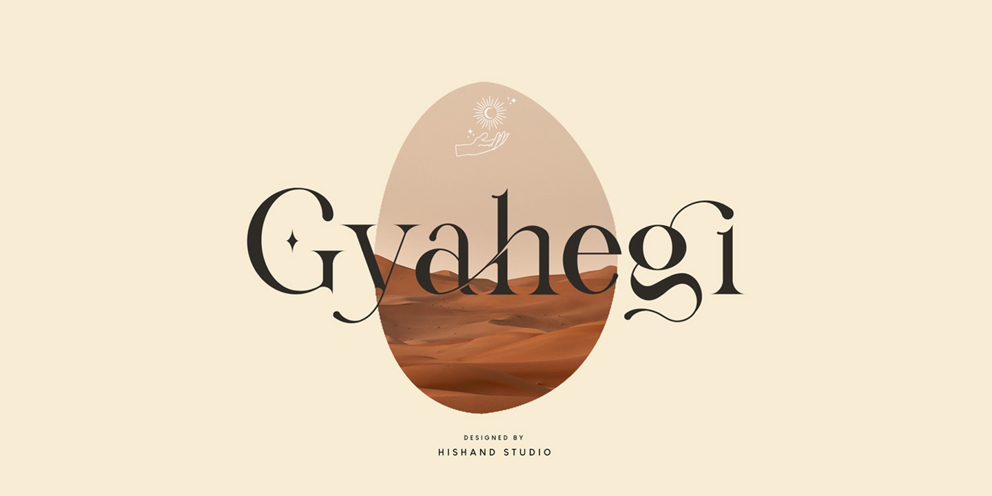 Gyahegi Regular Font preview