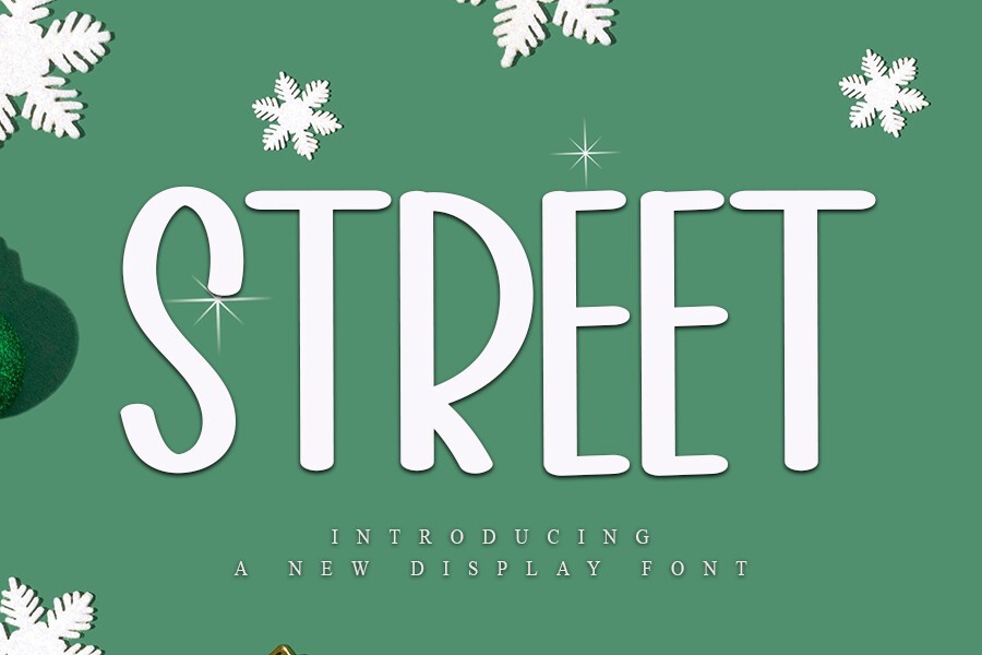 Street Regular Font preview