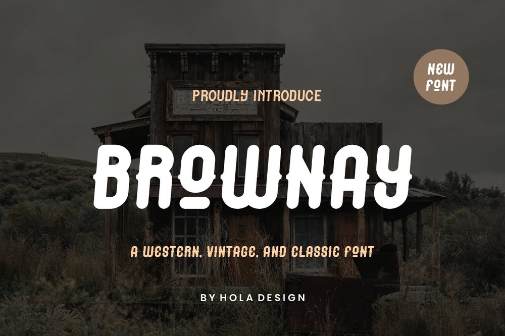 Brownay Regular Font preview