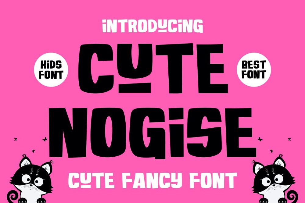 Cute Nogise Font preview