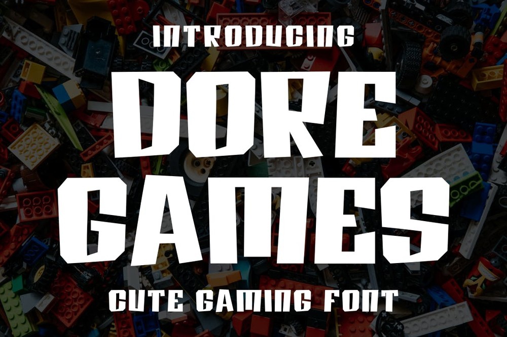 Dore Games Regular Font preview