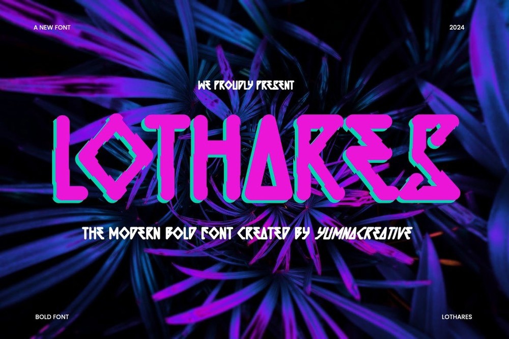 Lothares Regular Font preview