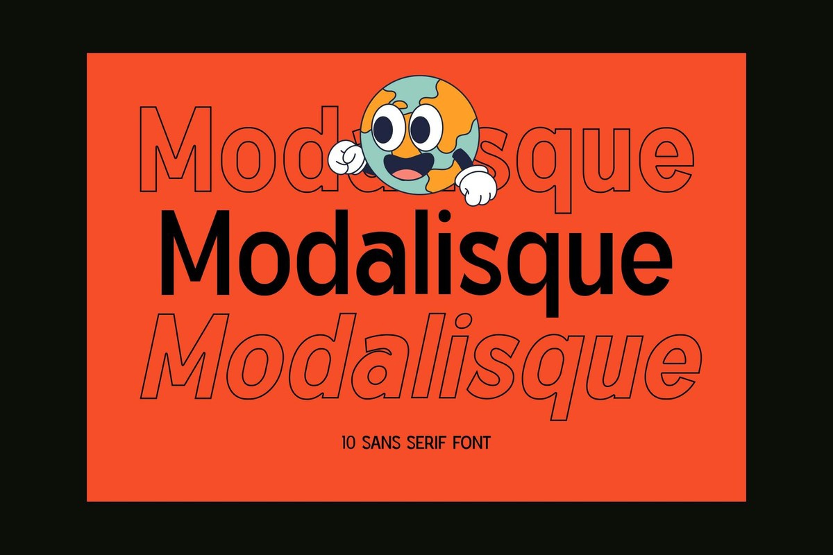 Modalisque Font preview