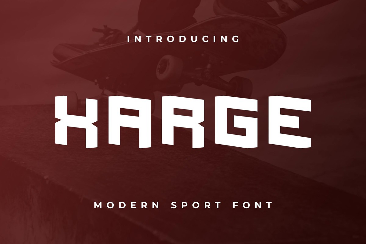 Xarge Font preview