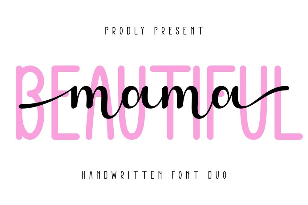 Beautiful Mama Regular Font preview